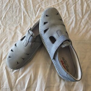 SAS Women's Blue Leather Shoes